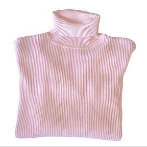 Joseph A. Pastel Pink Turtleneck Polo Neck sweater